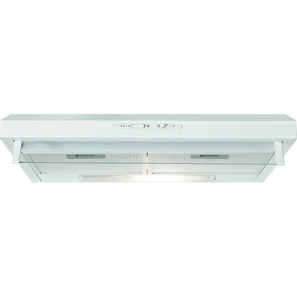 Campana extractora 60cm, 3 niveles potencia,  bomann du 623.3 blanco 105w