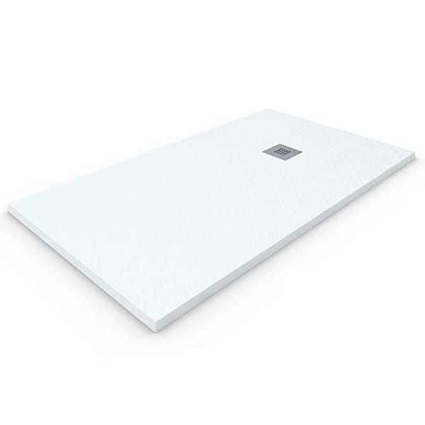 Base de duche em resina extraplano. Branco 70x150cm