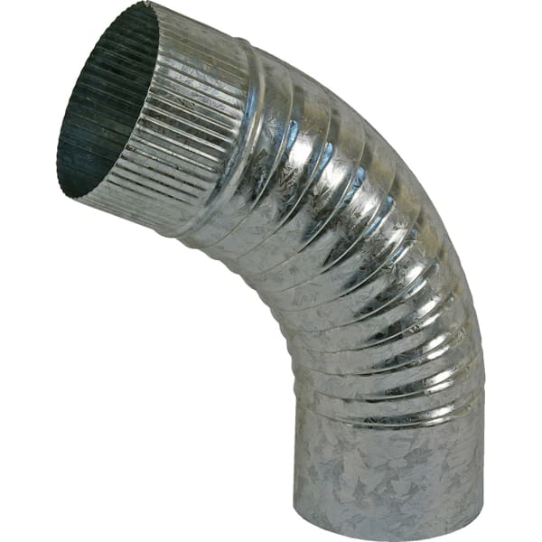 Codo 45º acero galvanizado para estufa - ø 110 mm