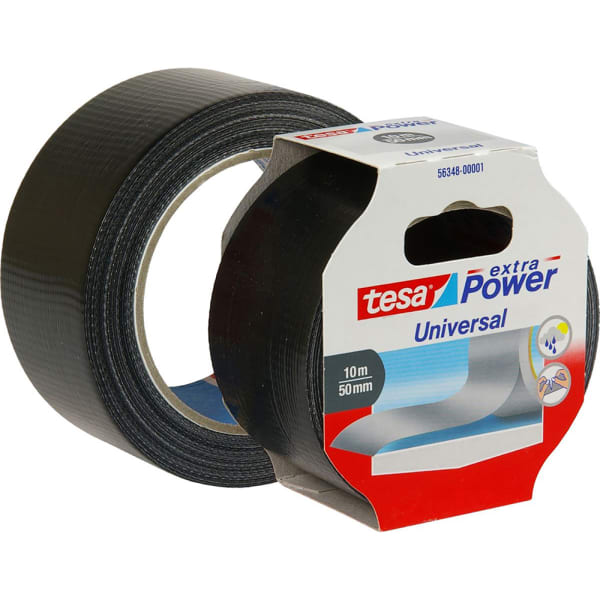 Cinta americana extra power universal. 10m x 50mm negra