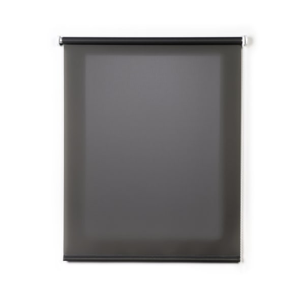 Estore de rolo translúcida transparente cinza 80 x 250 cm