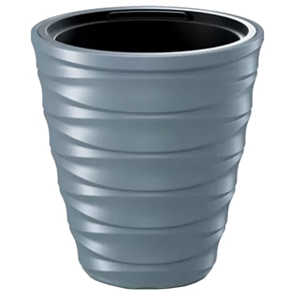 Vaso com depósito freze 28l cinzento claro, 383x383x419 mm