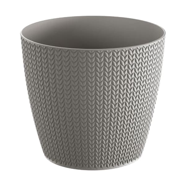 Maceta WHEATY 3,5L.,  189x189x167, color Gris piedra