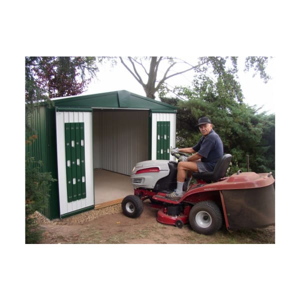 CASETA METALICA BIOHORT JARDIN EUROPA 4 COLOR VERDE