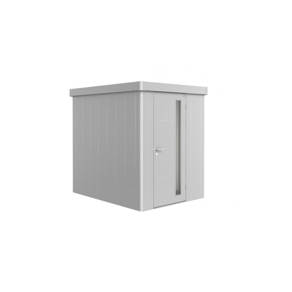 CASETA METALICA BIOHORT JARDIN NEO 1D COLOR PLATA