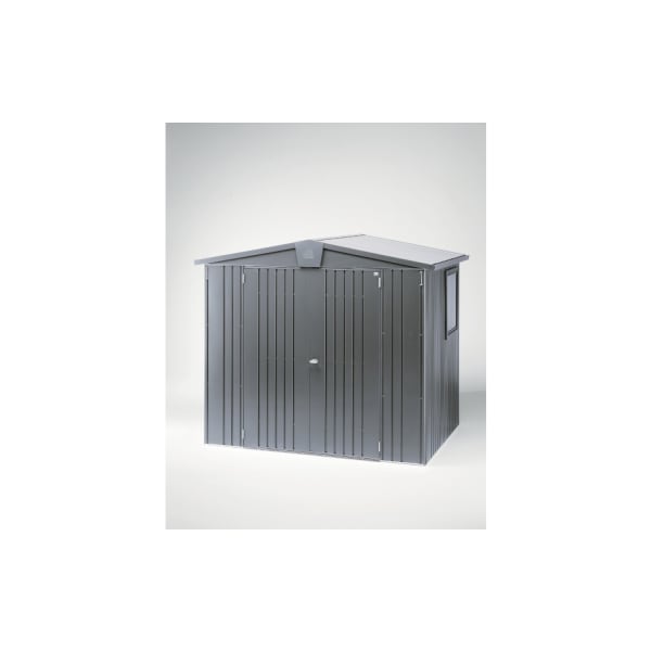 CASETA METALICA BIOHORT JARDIN EUROPA 2 COLOR GRIS OSCURO