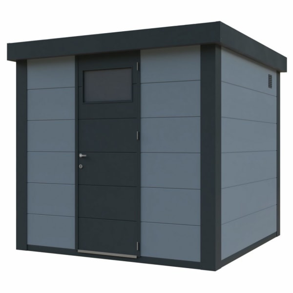 CASETA METALICA JARDIN NOVO HABITAT NH4 GRIS CLARO