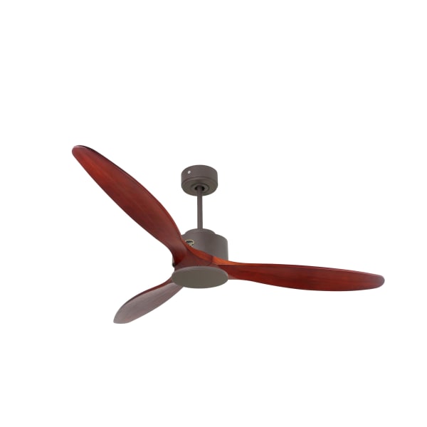 Ventilador de techo Reversible Termostato Wifi Motor DC  en marrón