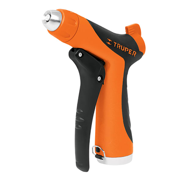 PISTOLA RIEGO PLASTICA CON GATILLO, BOQ. REGULABLE