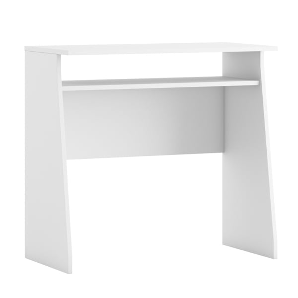 Mesa de Escritorio Nilson 1 Estante Color Blanco, 80 x 40 x 75,5 cm