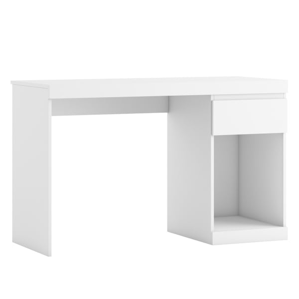 Mesa de Escritorio Leni 1 Cajón Color Blanco, 120 x 50 x 75,5 cm