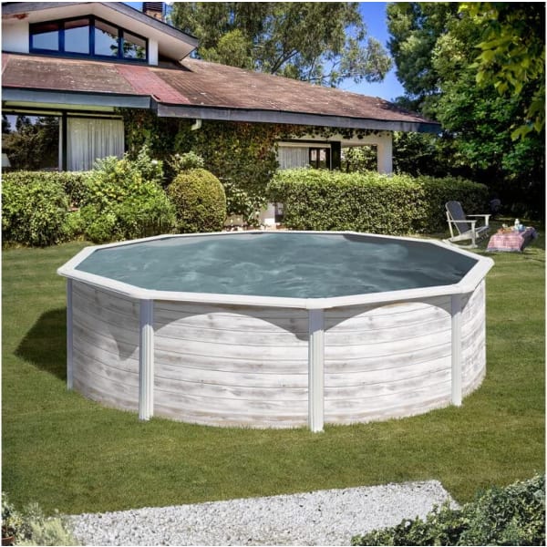 Piscina acero imitacion NORDICO Ø 240 x 120 cm