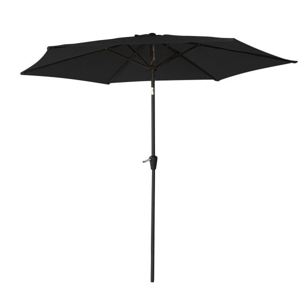 Hapuna guarda-chuva redondo recto 2,70m de diâmetro preto