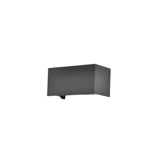 Aplique de exterior davos gris calida 20cm