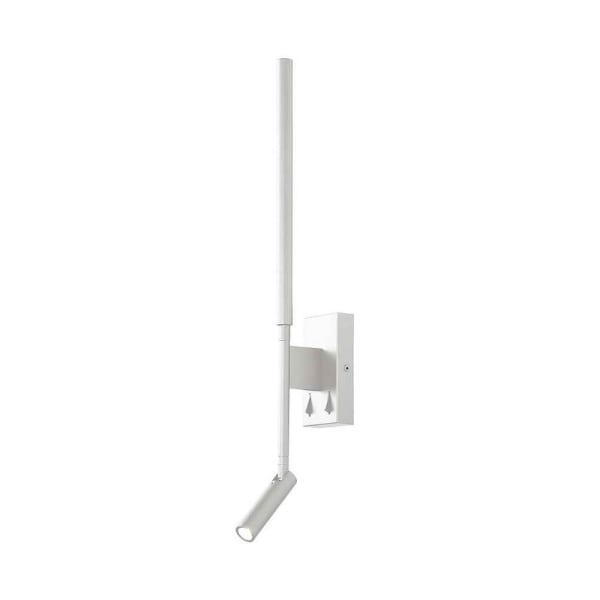 Aplique pared torch blanco calida 7cm