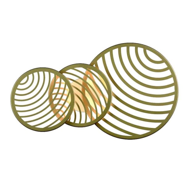 Lampara de techo collage dorado calida 68.5cm
