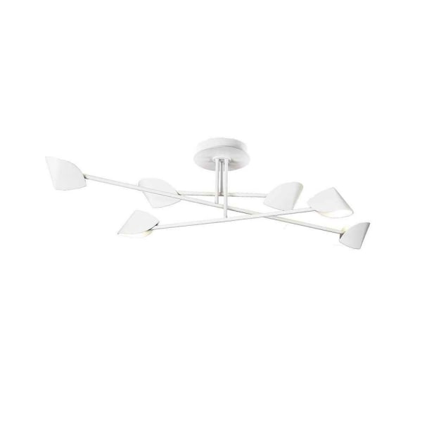 Lampara plafon capuccina blanco calida 115cm
