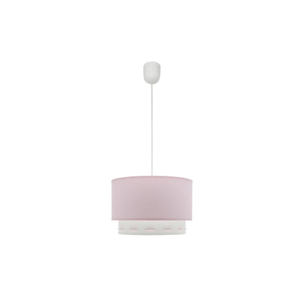Lampara sobremesa trazos rosa  30cm