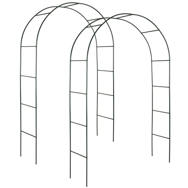 2 arco para trepadeiras de aprox. 240 cm