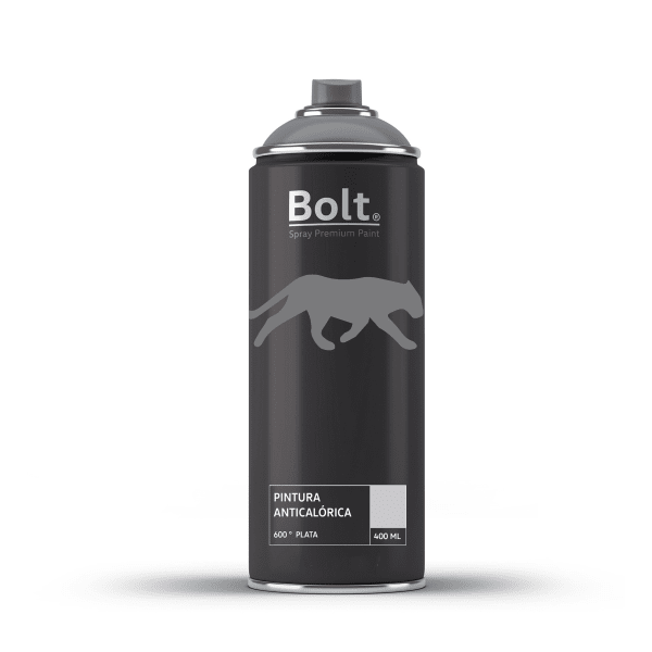 Spray bolt pintura anticalorica plata 600ºc 400 ml
