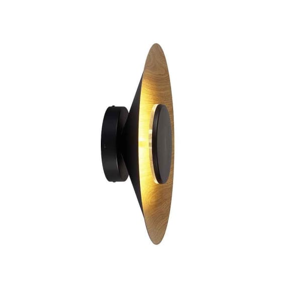 Apliques de pared orion negro  40cm
