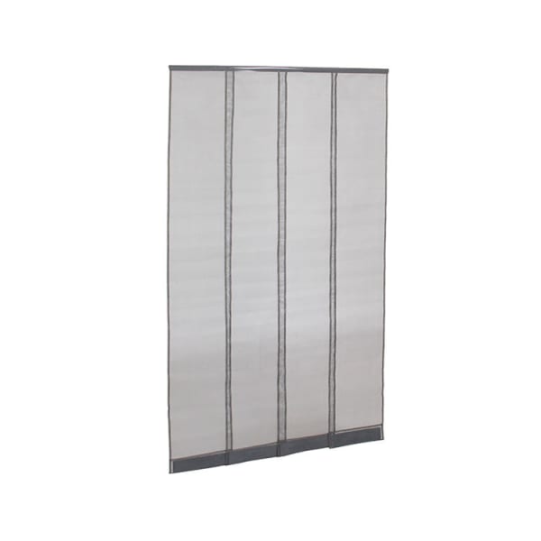 Mosquitera cortina para puerta uso intensivo - an 130 x al 230 cm gris