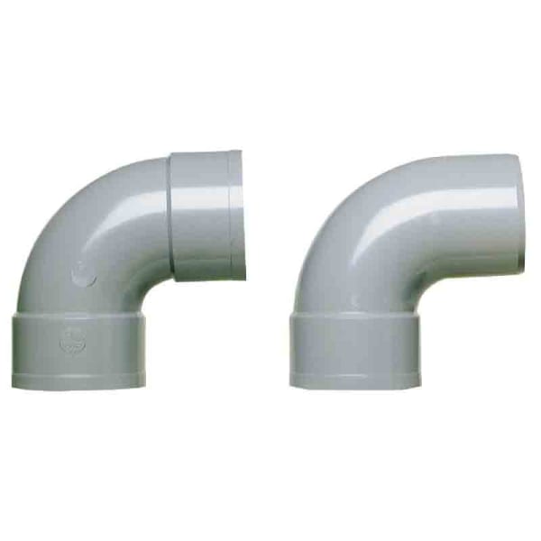 Cotovelo de PVC a 87°30 girpi - diâmetro 125 mm