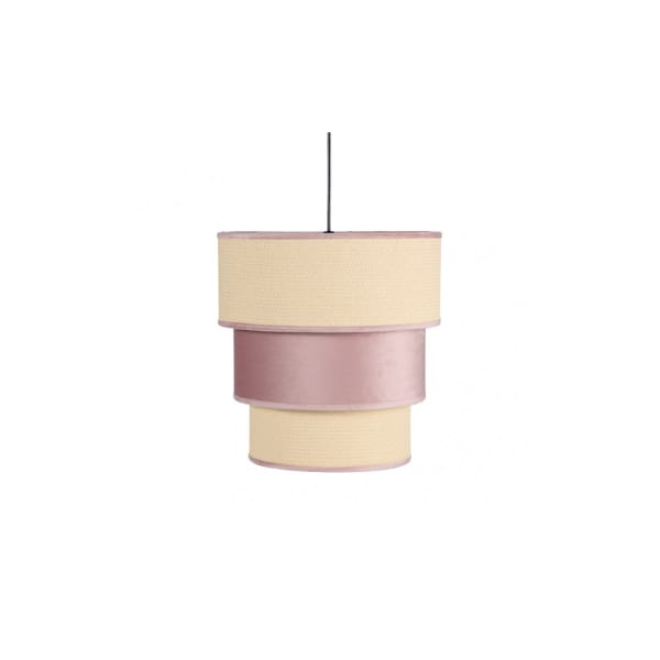 Lampara de techo lucio rosa  37cm