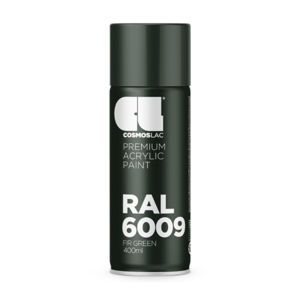 Spray premium acrylic brillante ral  400 ml (ral 6009 verde abeto)