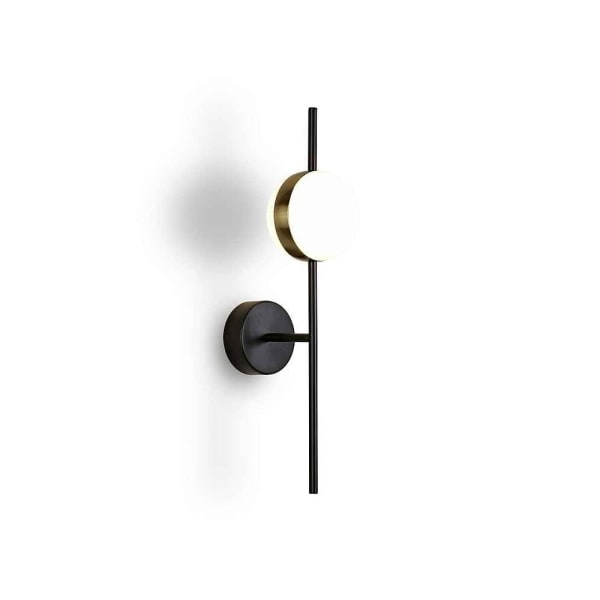 Aplique pared cuba dorado calida 18cm