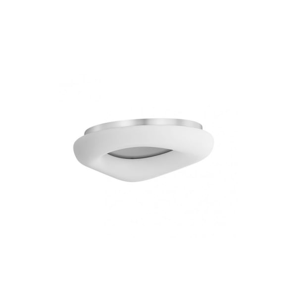Plafon LED regulável paris 60w 3000-4000-6500k 5100lm branco-prata