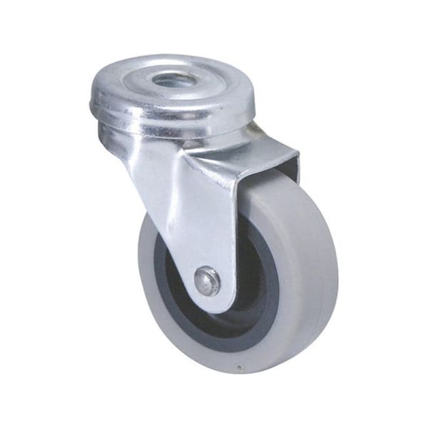 Rueda giratoria con ojo, diámetro 42 mm