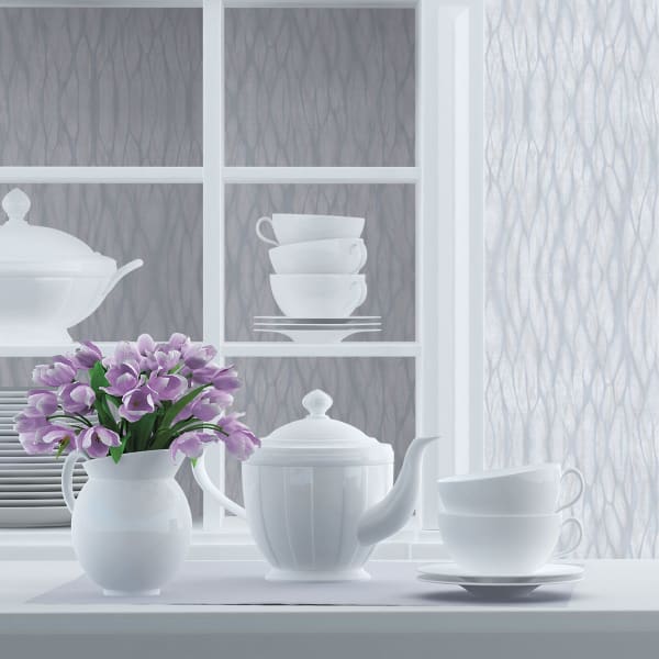 Papel pintado tnt textura aLGodón azul