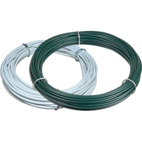 Alambre forrado blanco 20 m x 3mm rollo