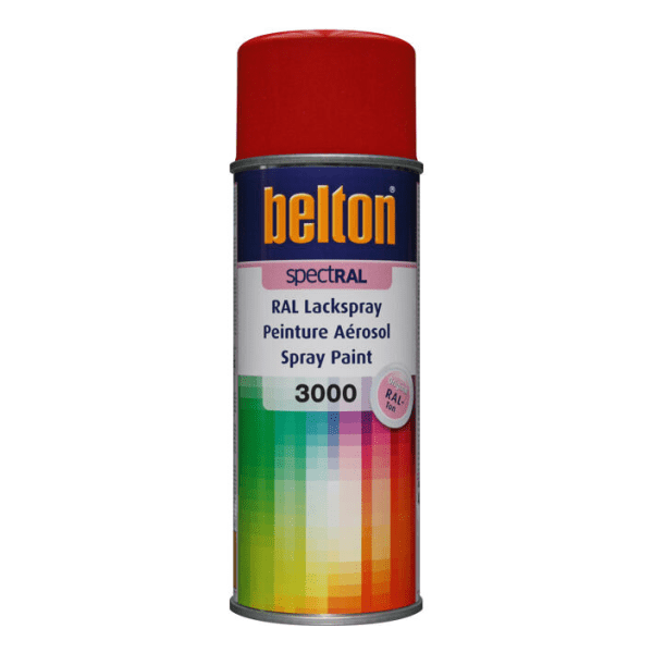 Spray belton spect ral brillante 400 ml (ral 3000 rojo vivo)