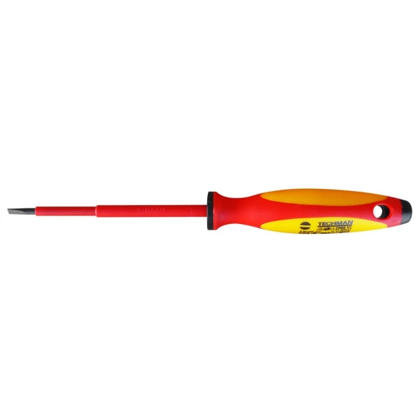 Destornillador electricista plano aislado 1000v 3,5x0,6mm
