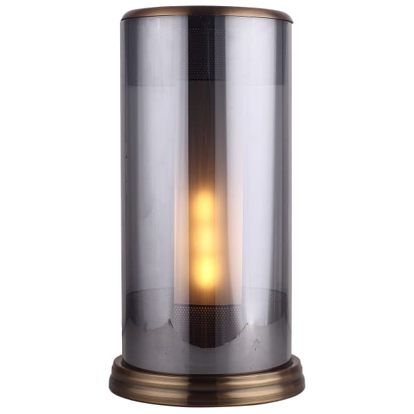 Lámpara de mesa lumineca panbat 24x45 cm gris