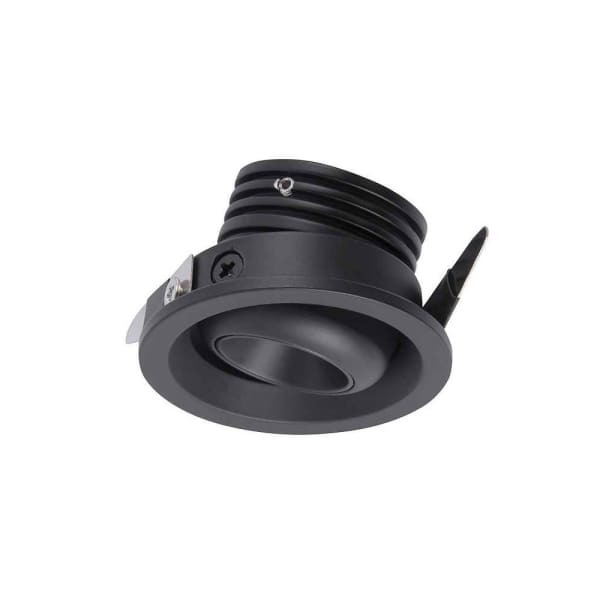 Empotrable neptuno negro calida 5cm