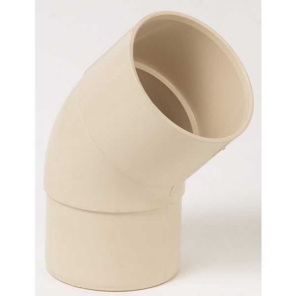 Codo 45° pvc arena girpi, desv.16 cm diam.50 mm