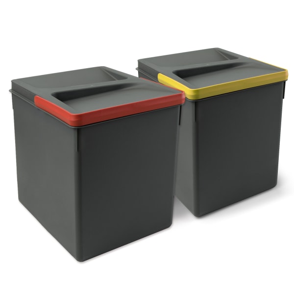 Emuca contenedores para cajón cocina recycle, altura 266