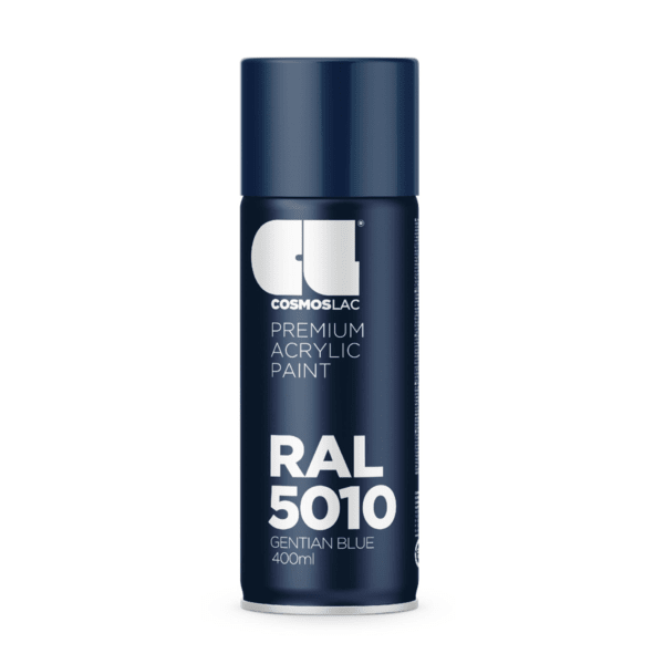Spray premium acrylic brillante ral  400 ml (ral 5010 azul genciana)