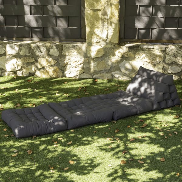 Colchón de suelo modular gris oscuro pyramide
