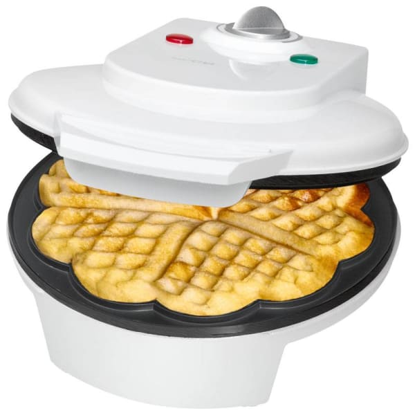 Máquina de waffles, 5 waffles em forma de cor clatronic wa 3491 branco 1200