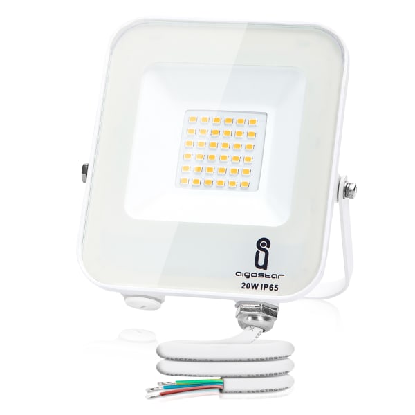 Aigostar refletor LED para exterior 20w 1800lm, ip65 4000k