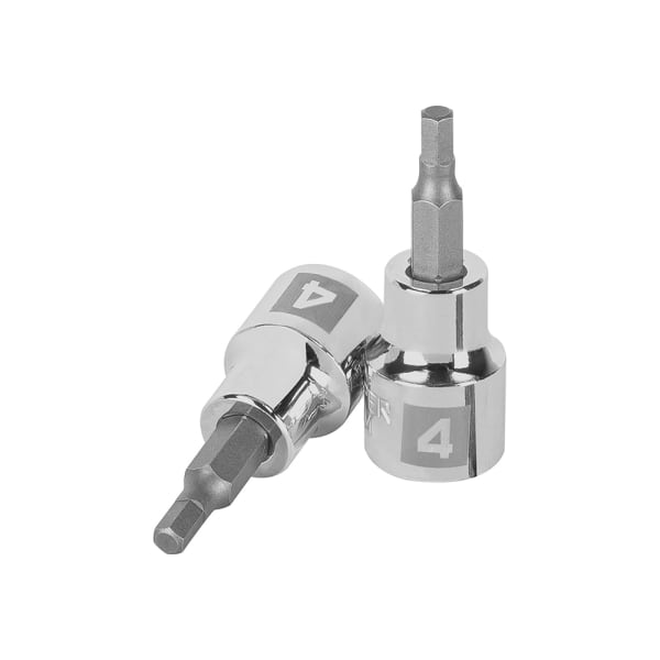 Llave punta hexagonal Allen, cuadro 3/8" - 4 mm