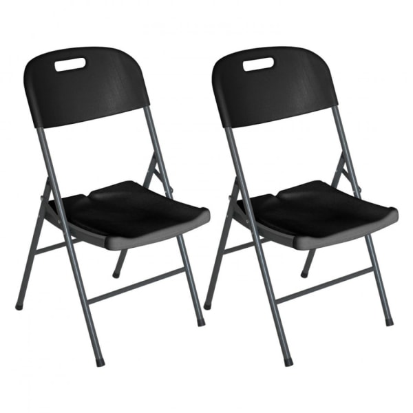Pack 2 sillas plegables con asa 47x58x87cm o91