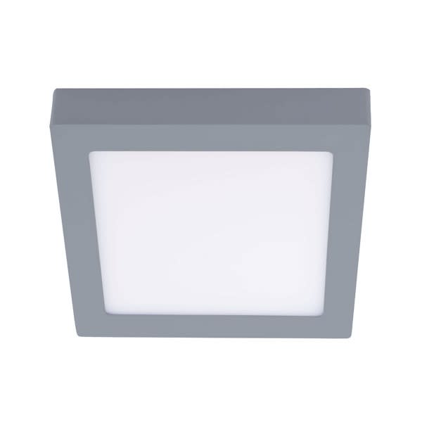 Downlight superficie LED cuadrado gris 20w luz neutra 4000k wonderlamp