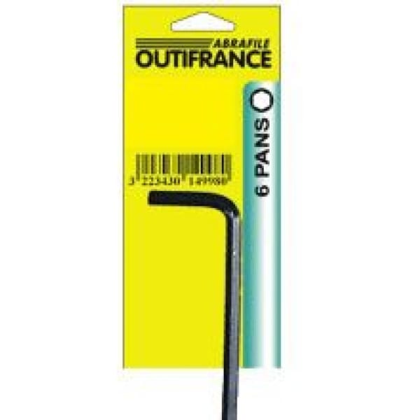 Chave sextavada outifrance de 8 mm de diâmetro - cartão de 1