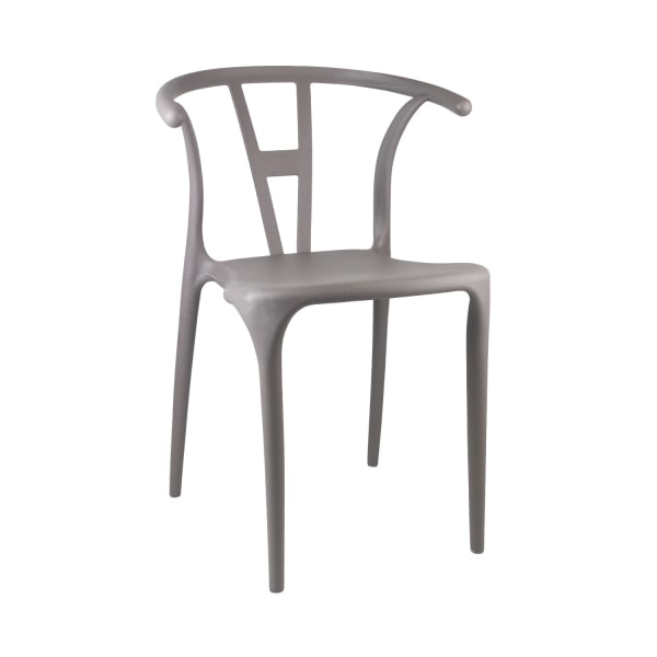Cadeira de exterior empilhável scarlett 75x52x49,5cm thinia home