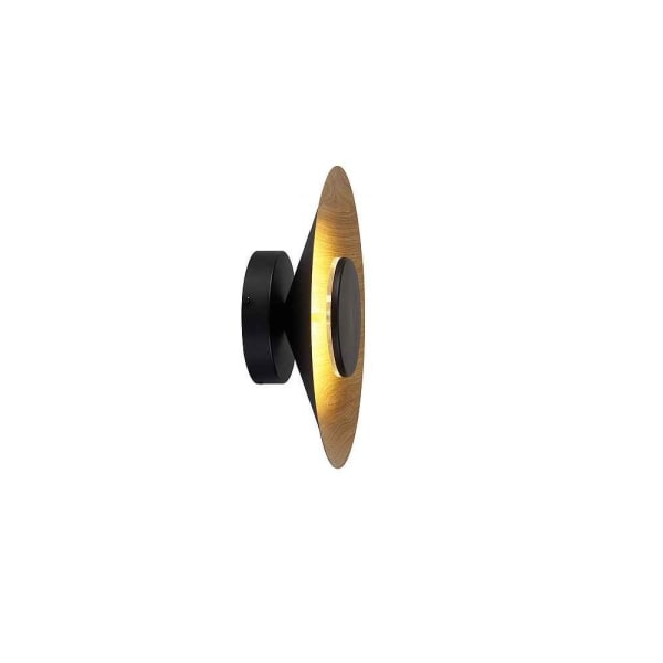 Apliques de pared orion negro  25cm